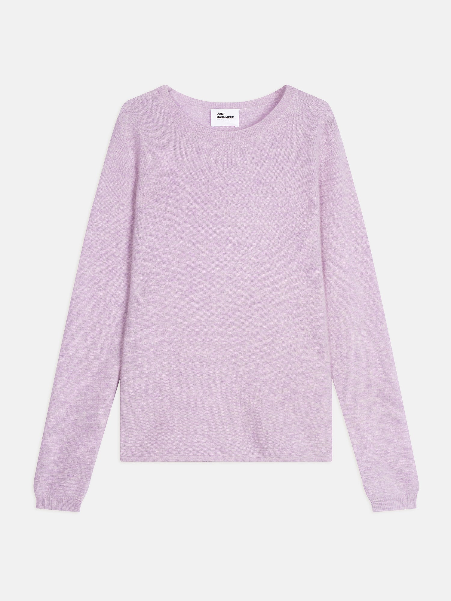 NETHY pull col bateau mauve chiné
