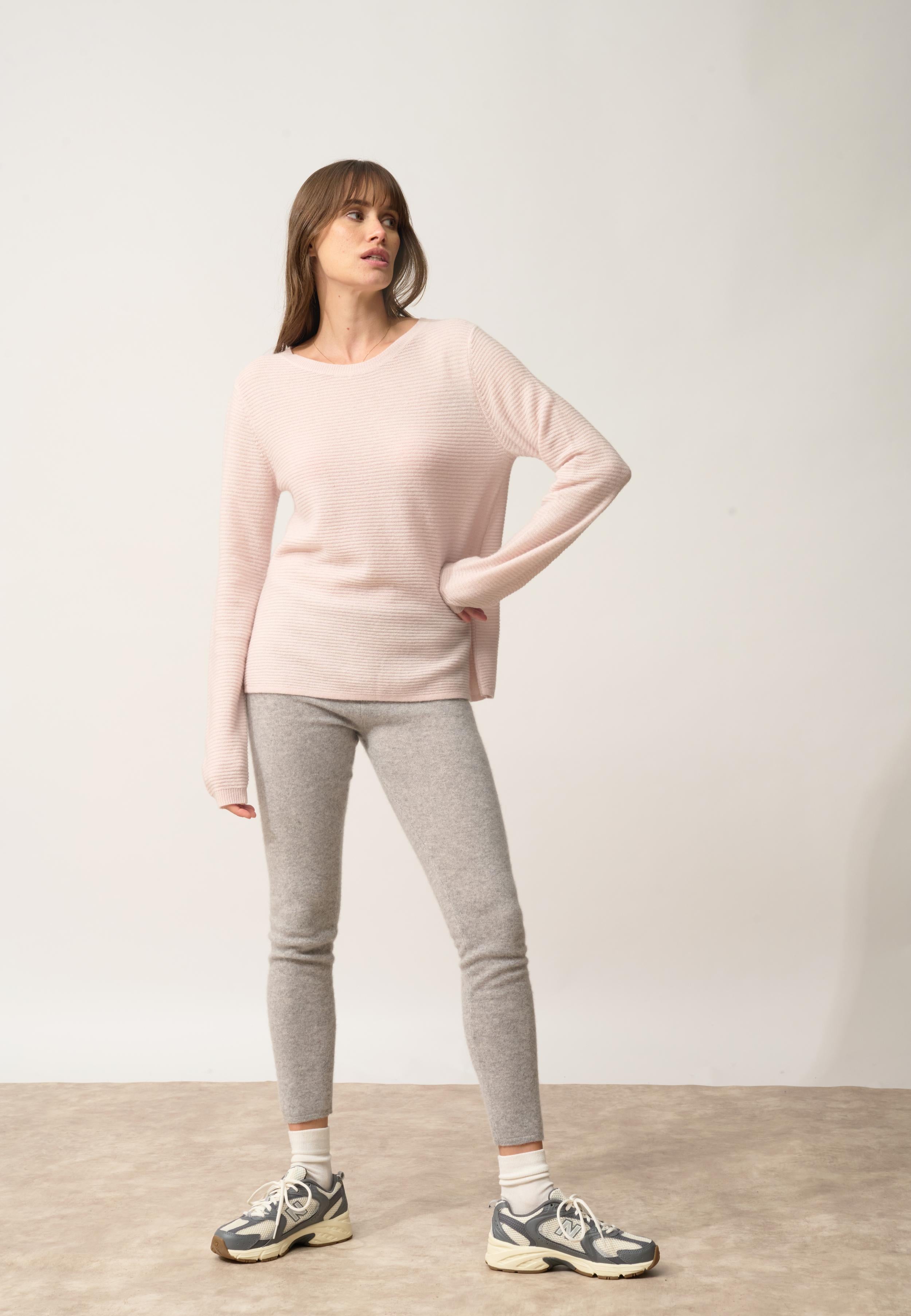 NETHY pull col bateau poudre