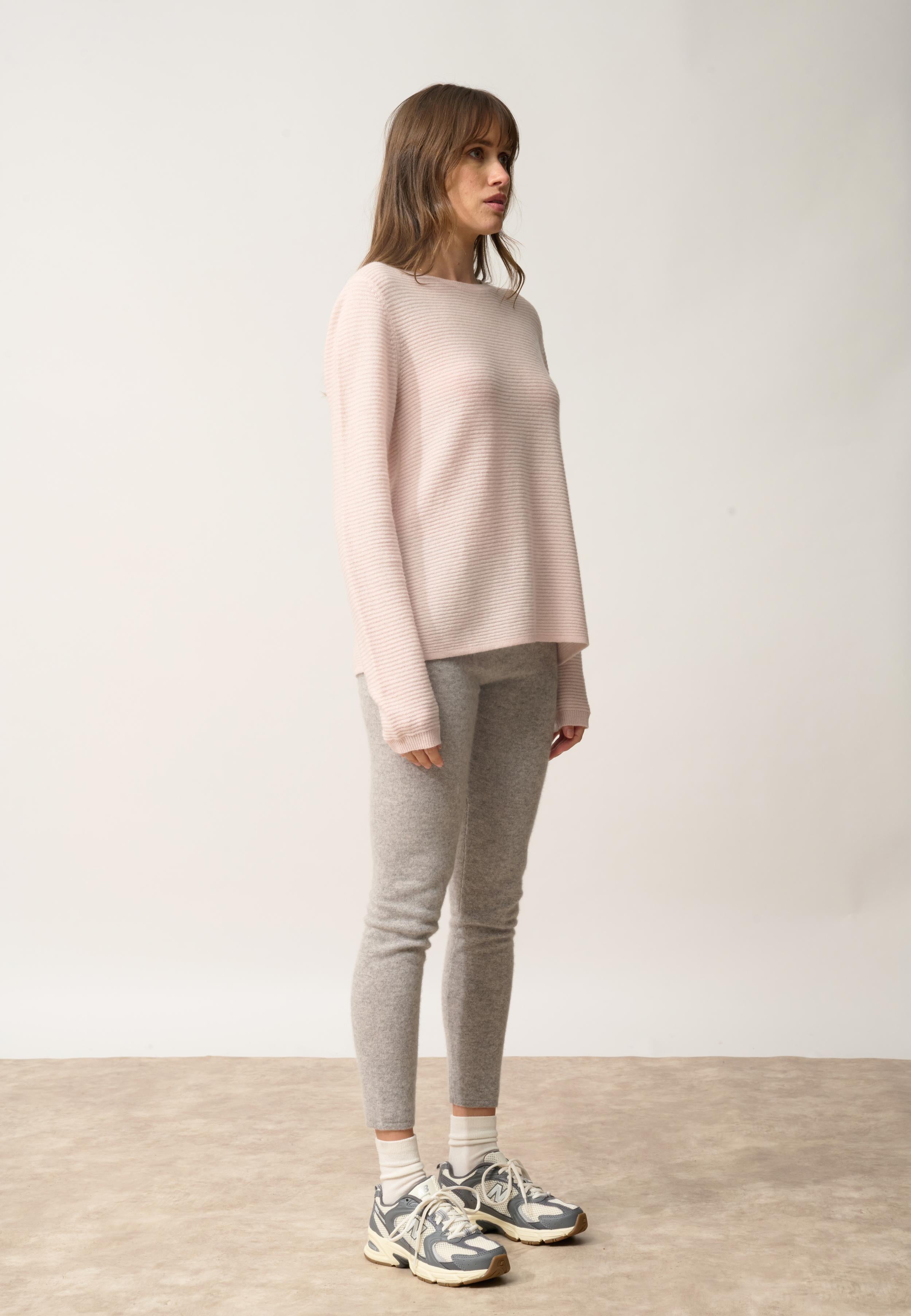 NETHY pull col bateau poudre