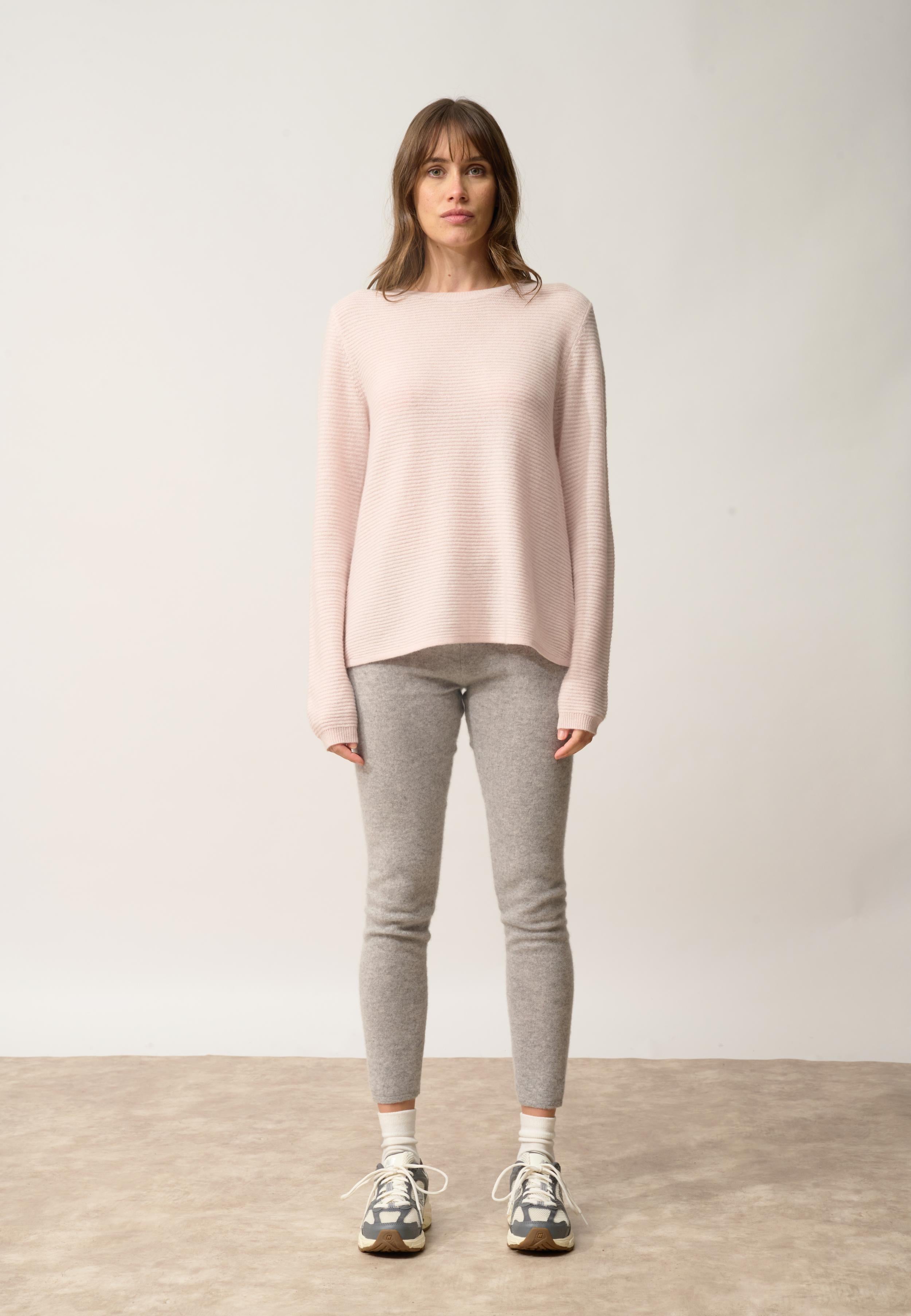 NETHY pull col bateau poudre