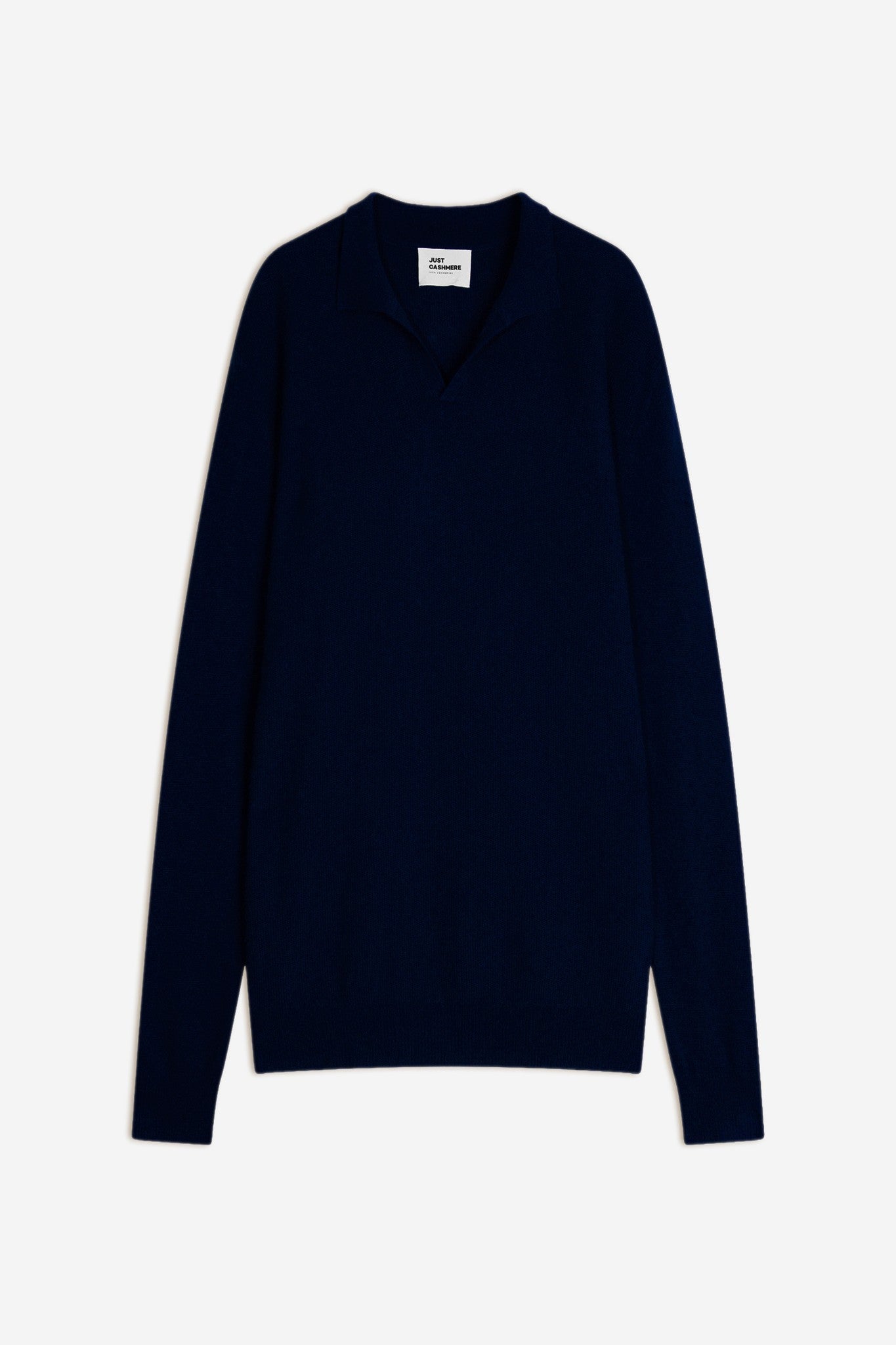 noah pull col polo ouvert navy