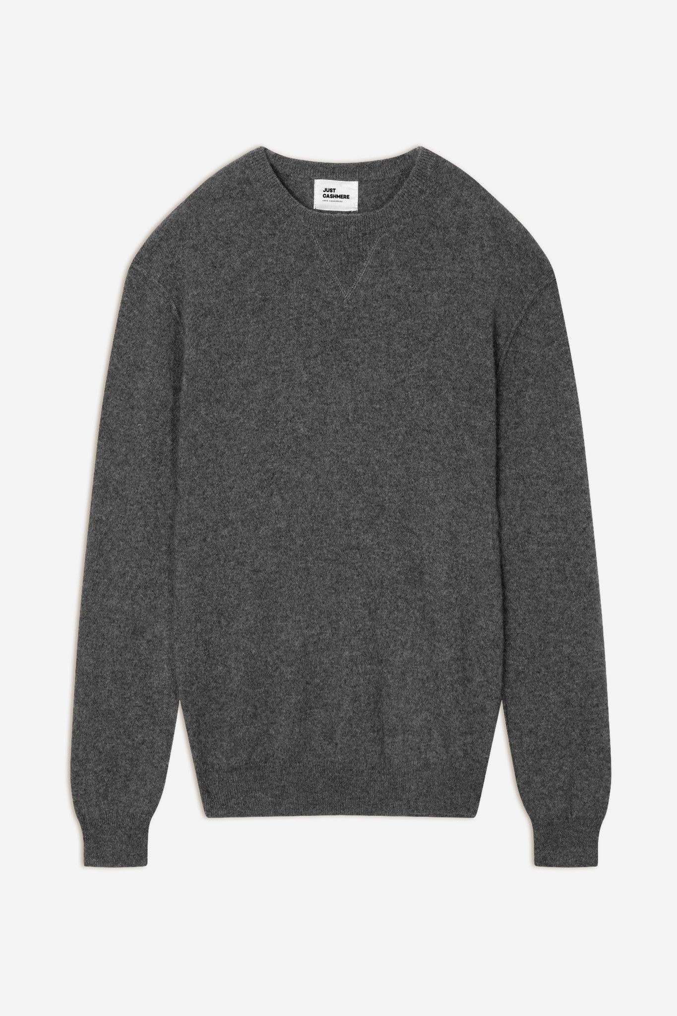 noe pull col rond anthracite chiné