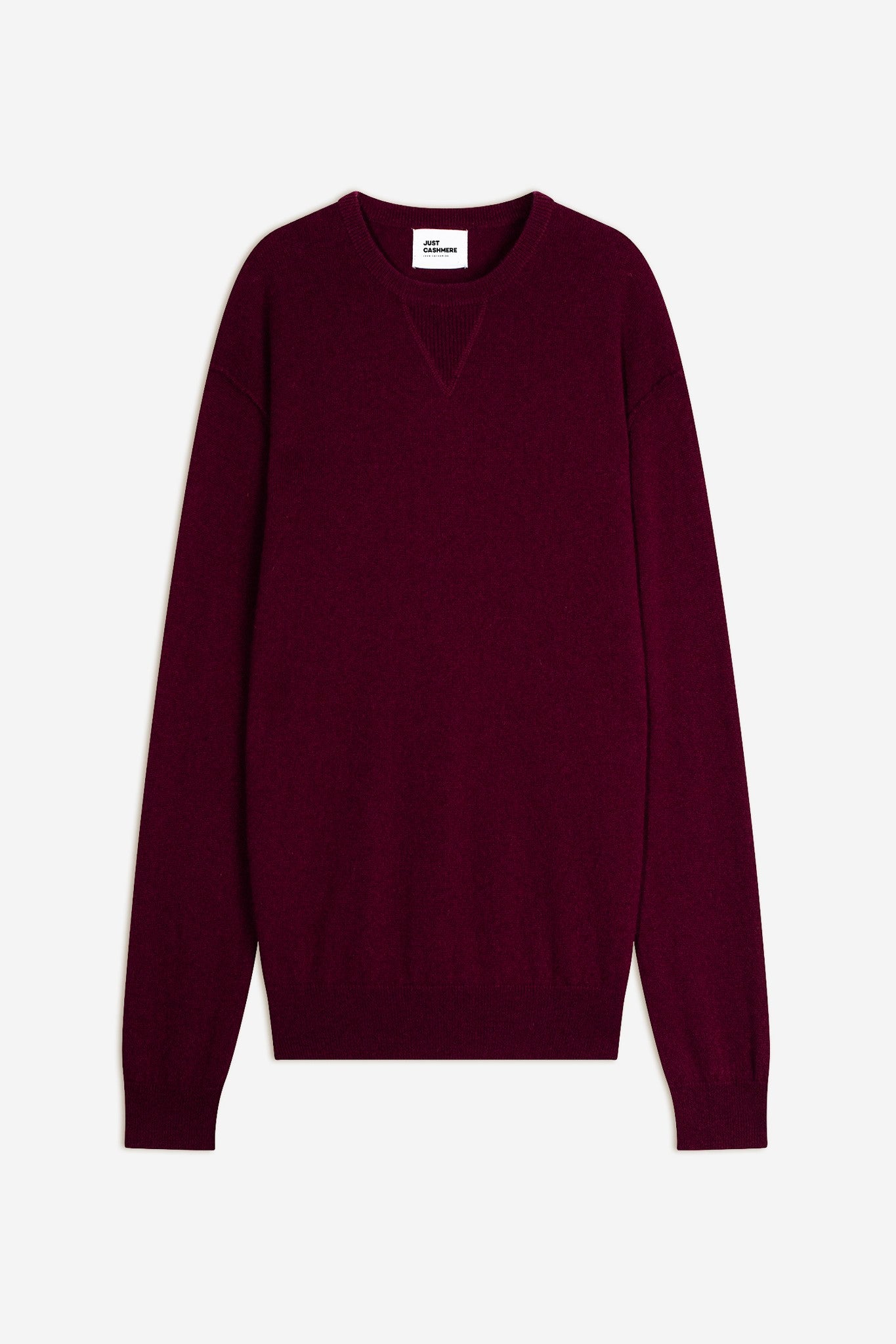 noe pull col rond bordeaux