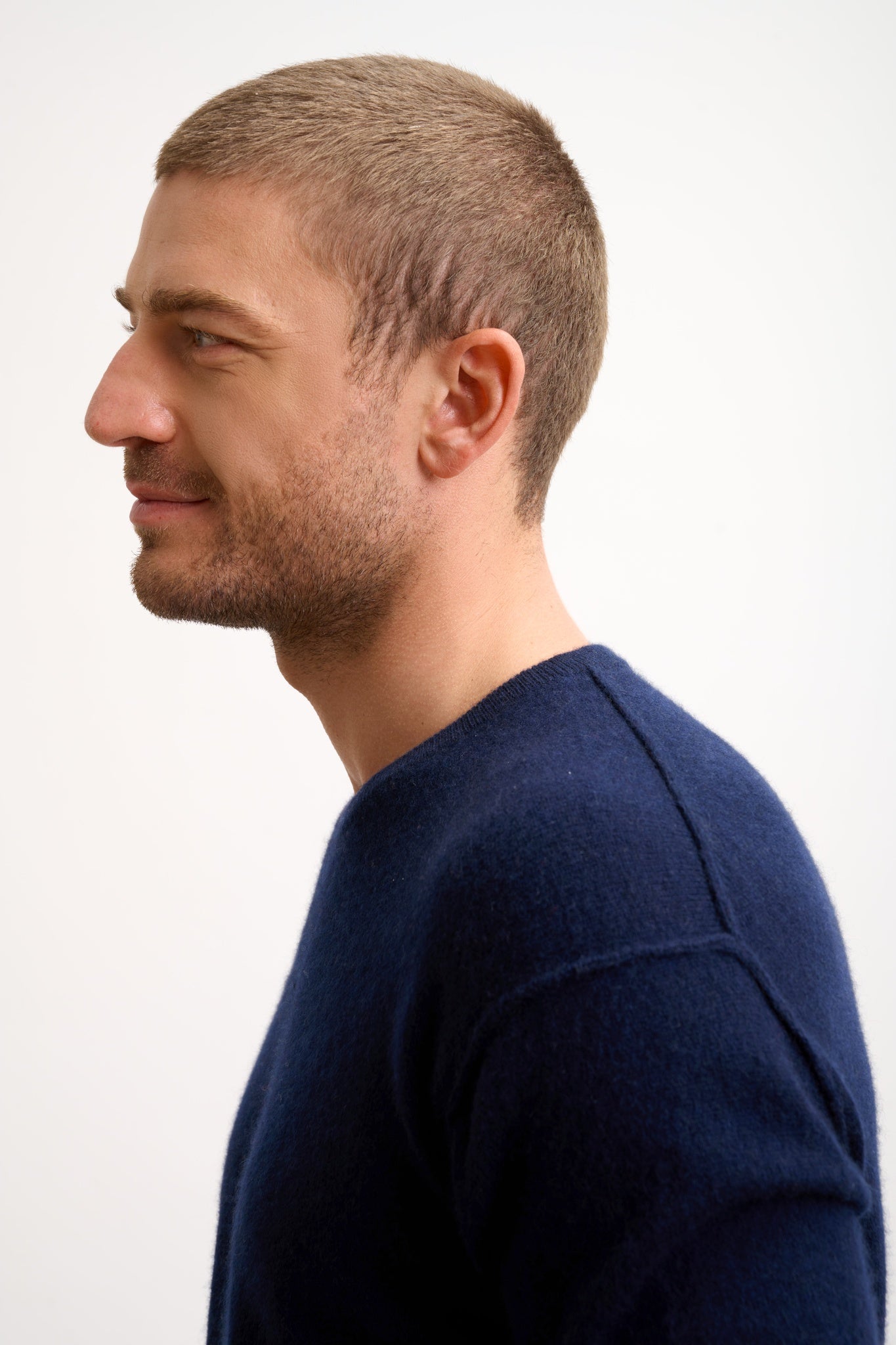 NOE pull col rond navy