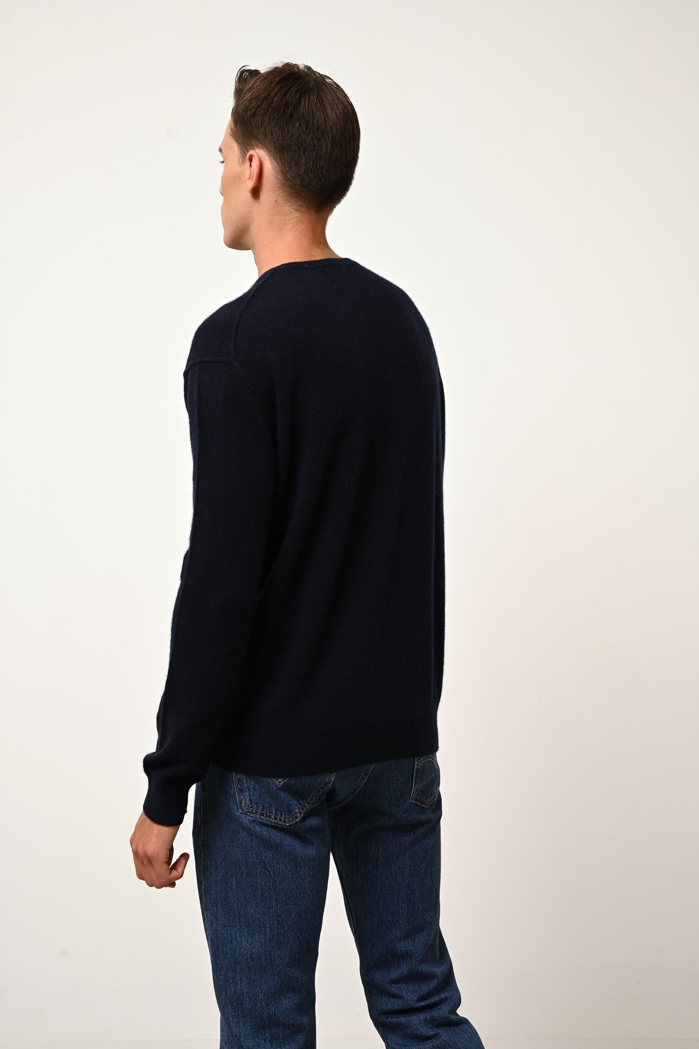 NOE pull col rond navy