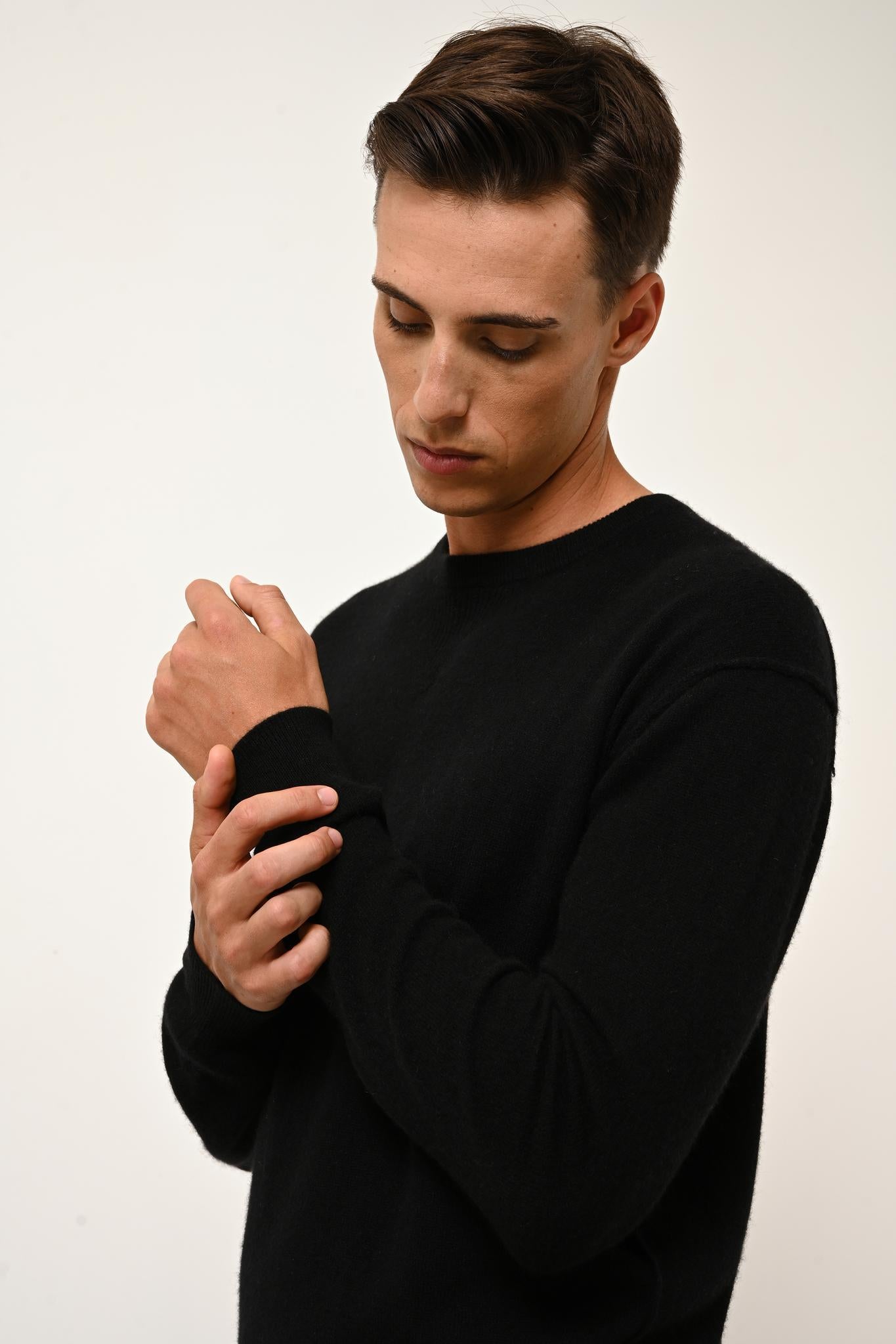 NOE pull col rond noir