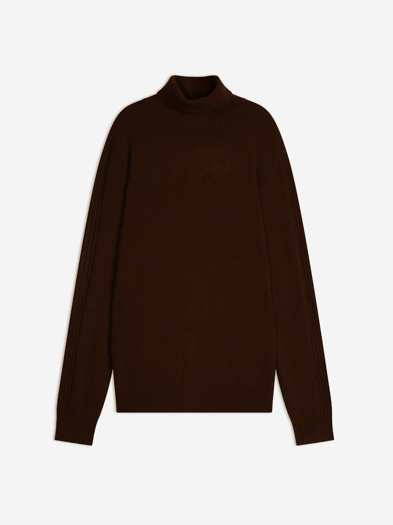 NOI coffee-colored turtleneck sweater