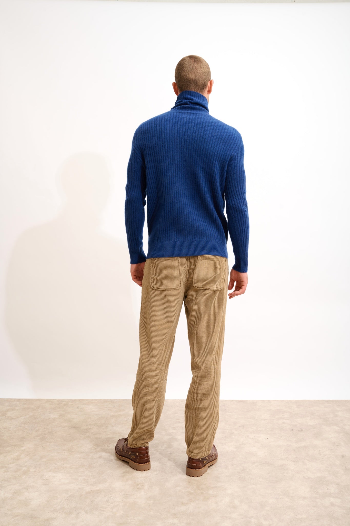 NOI pull col roulé minuit