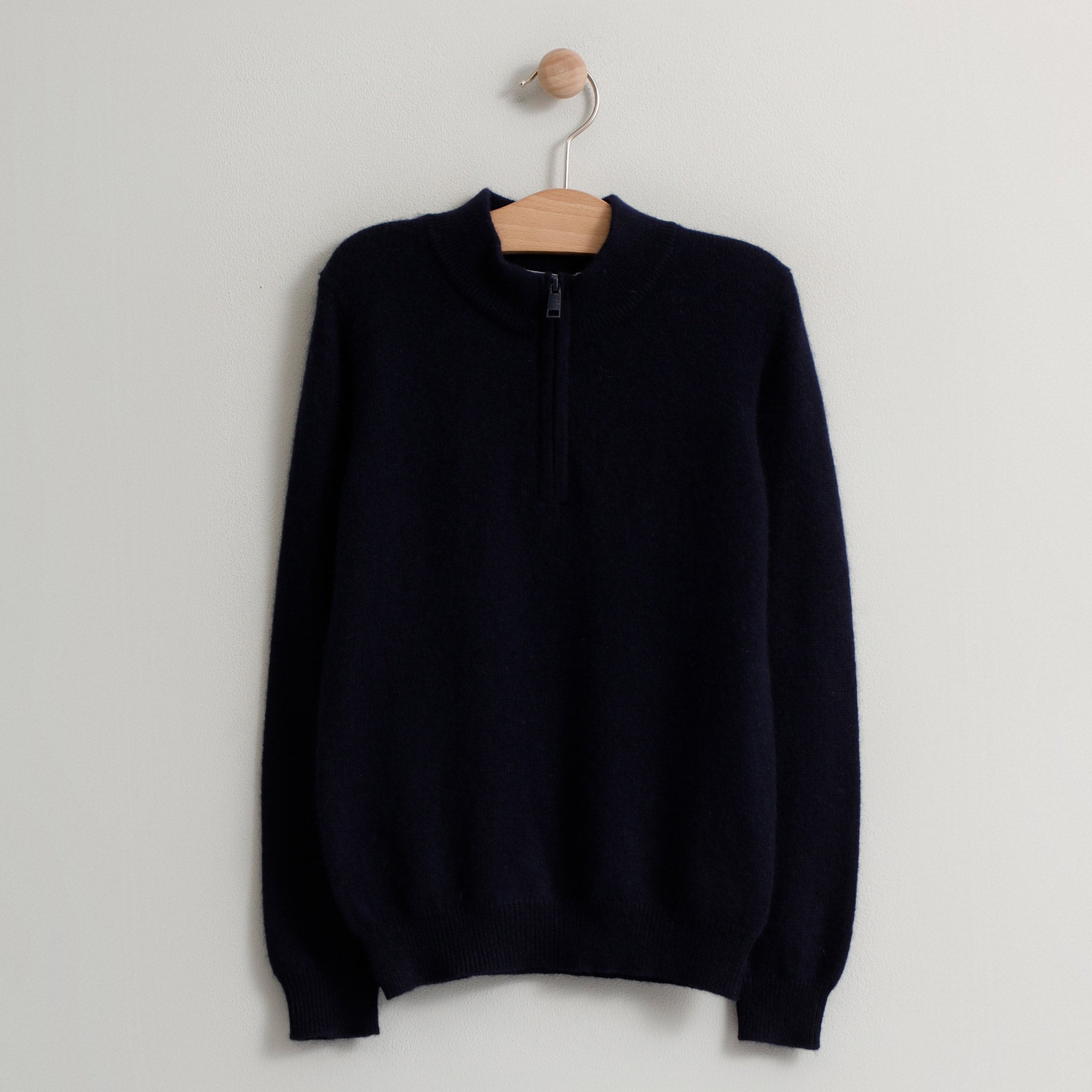 BULGAN navy trucker sweater