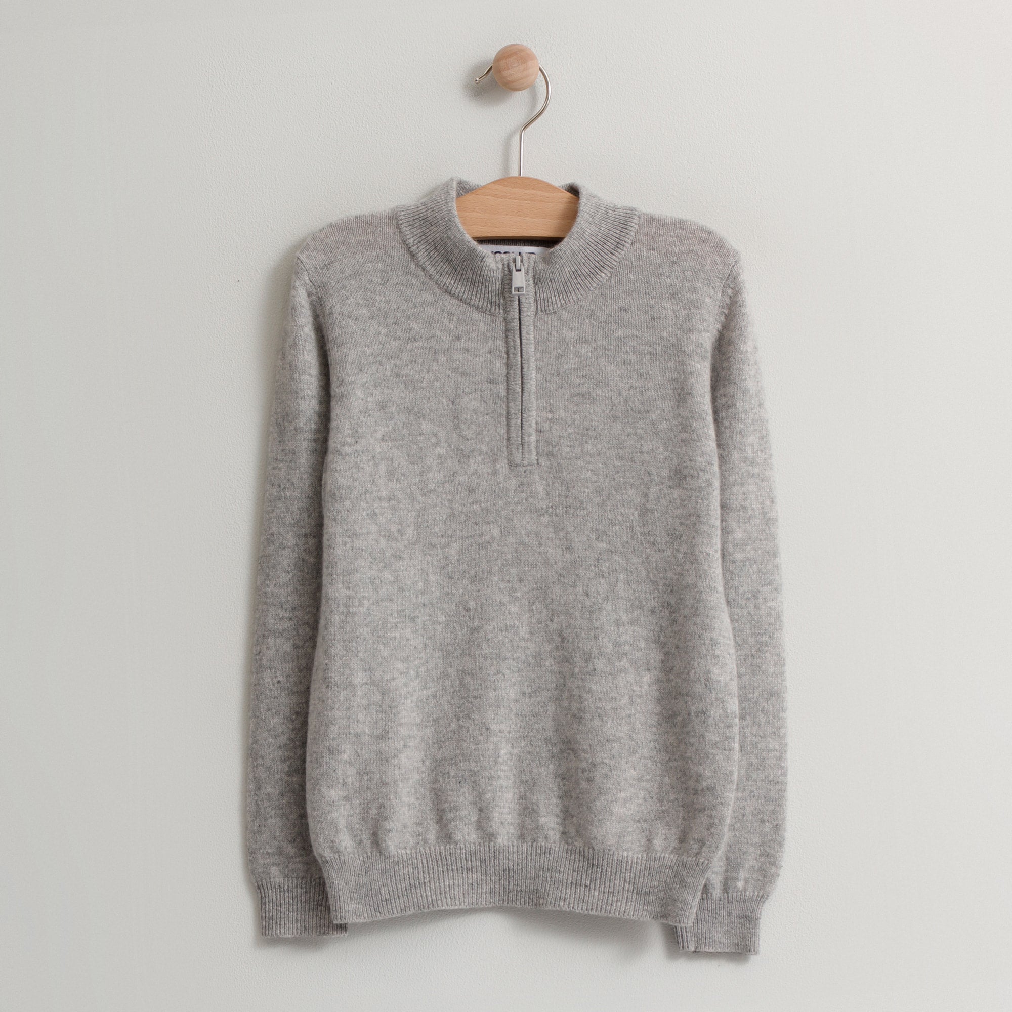 BULGAN mottled cloud trucker sweater