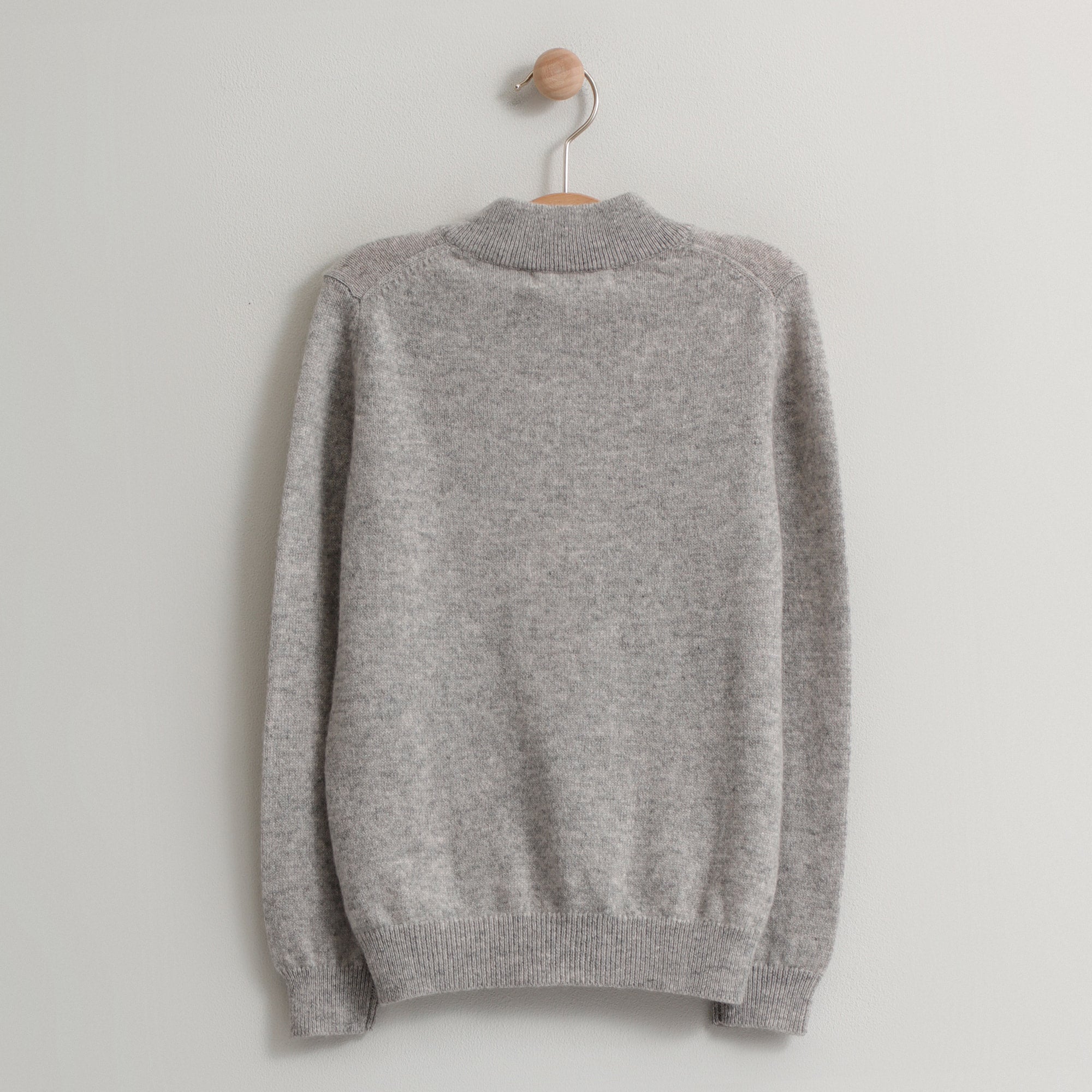 BULGAN mottled cloud trucker sweater