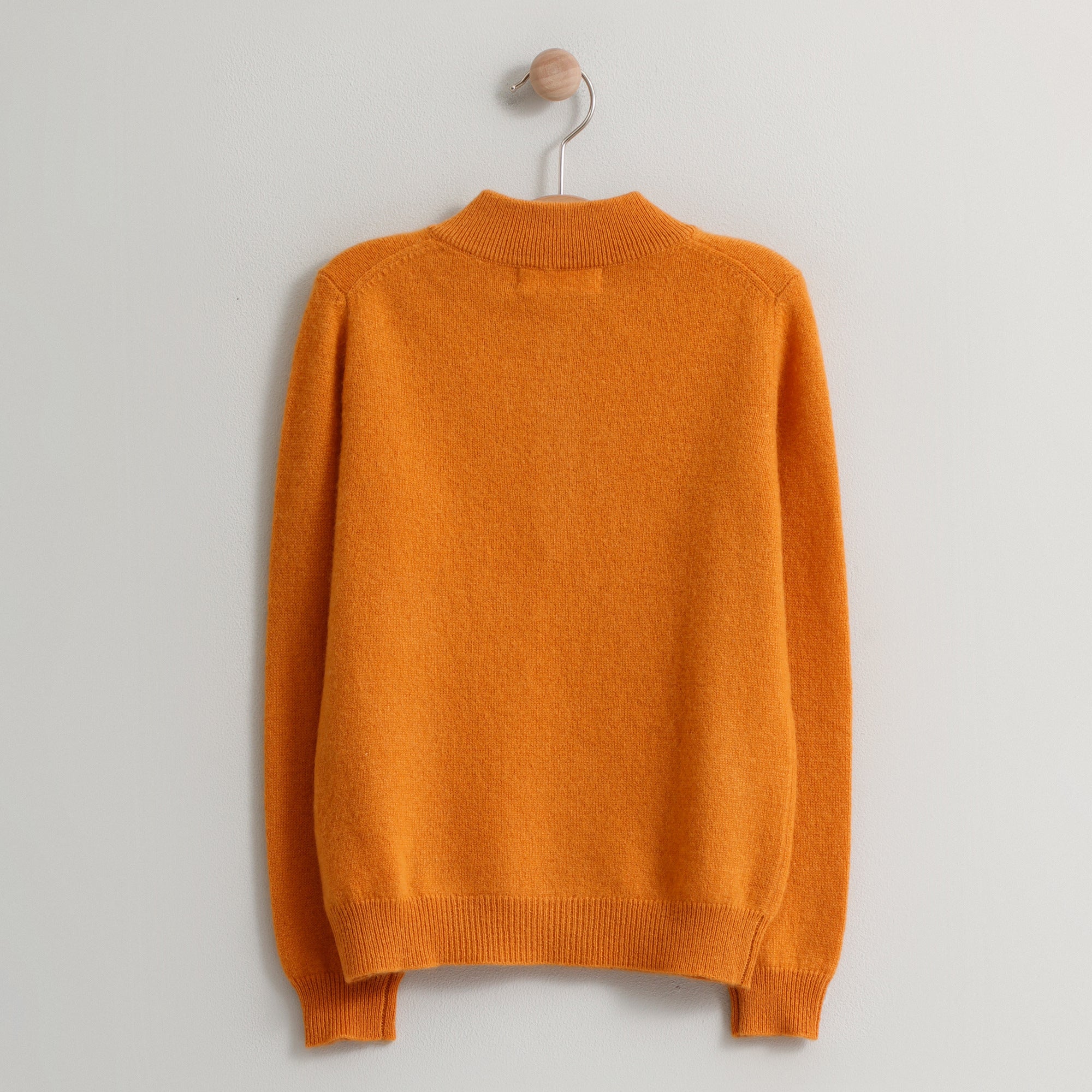 BULGAN ochre trucker sweater