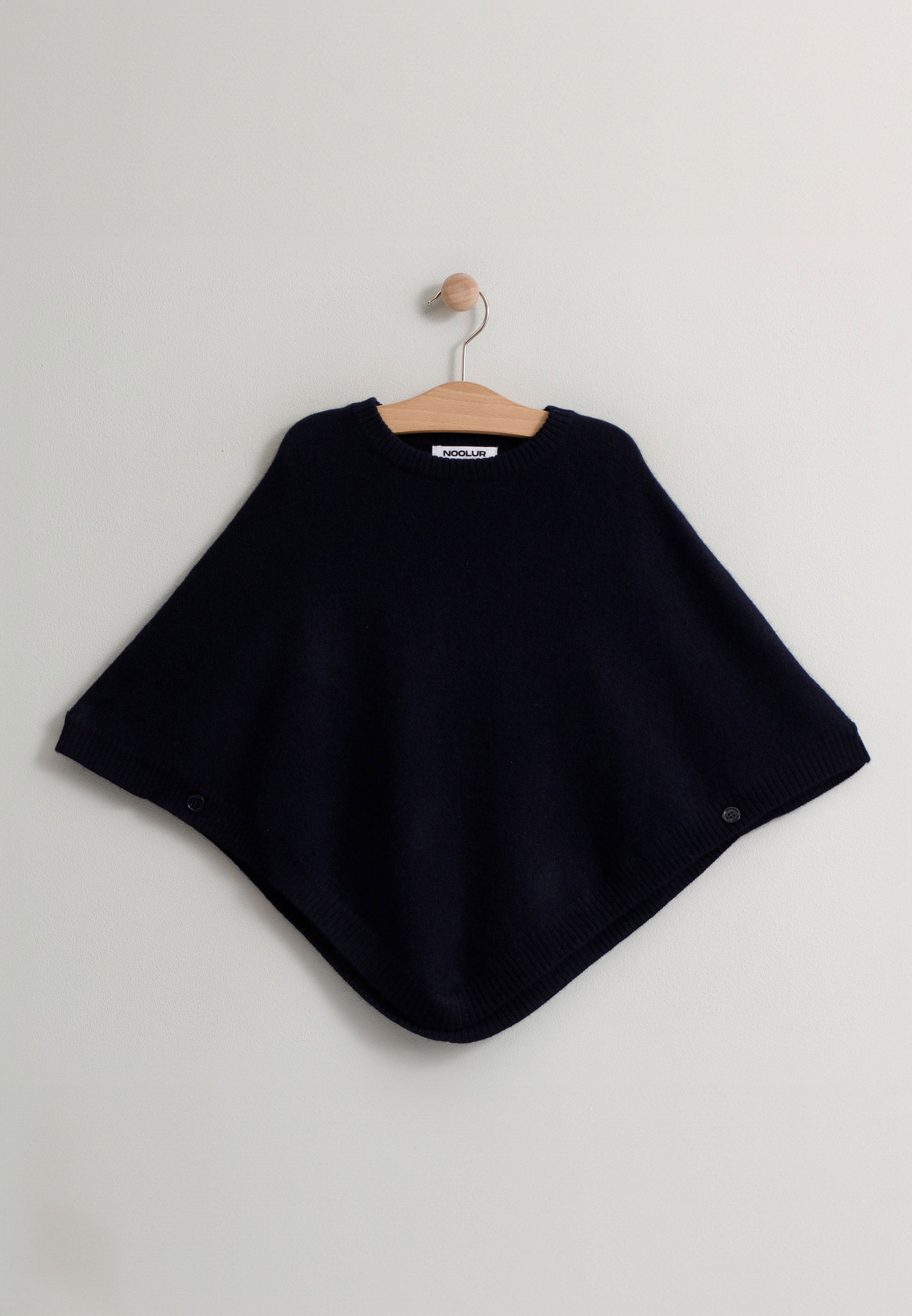 ULAANGOM poncho navy