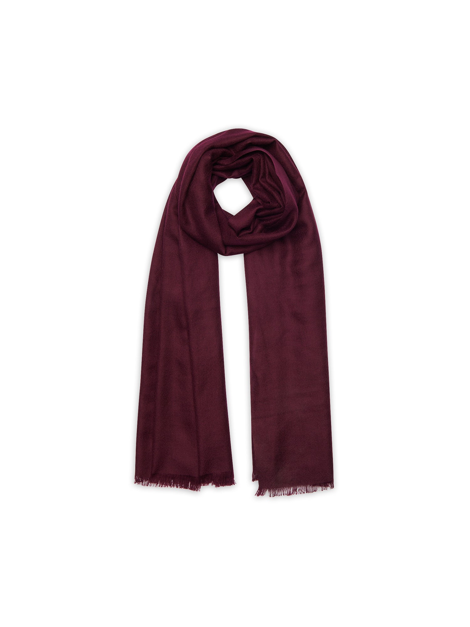 TABATINGA burgundy scarf