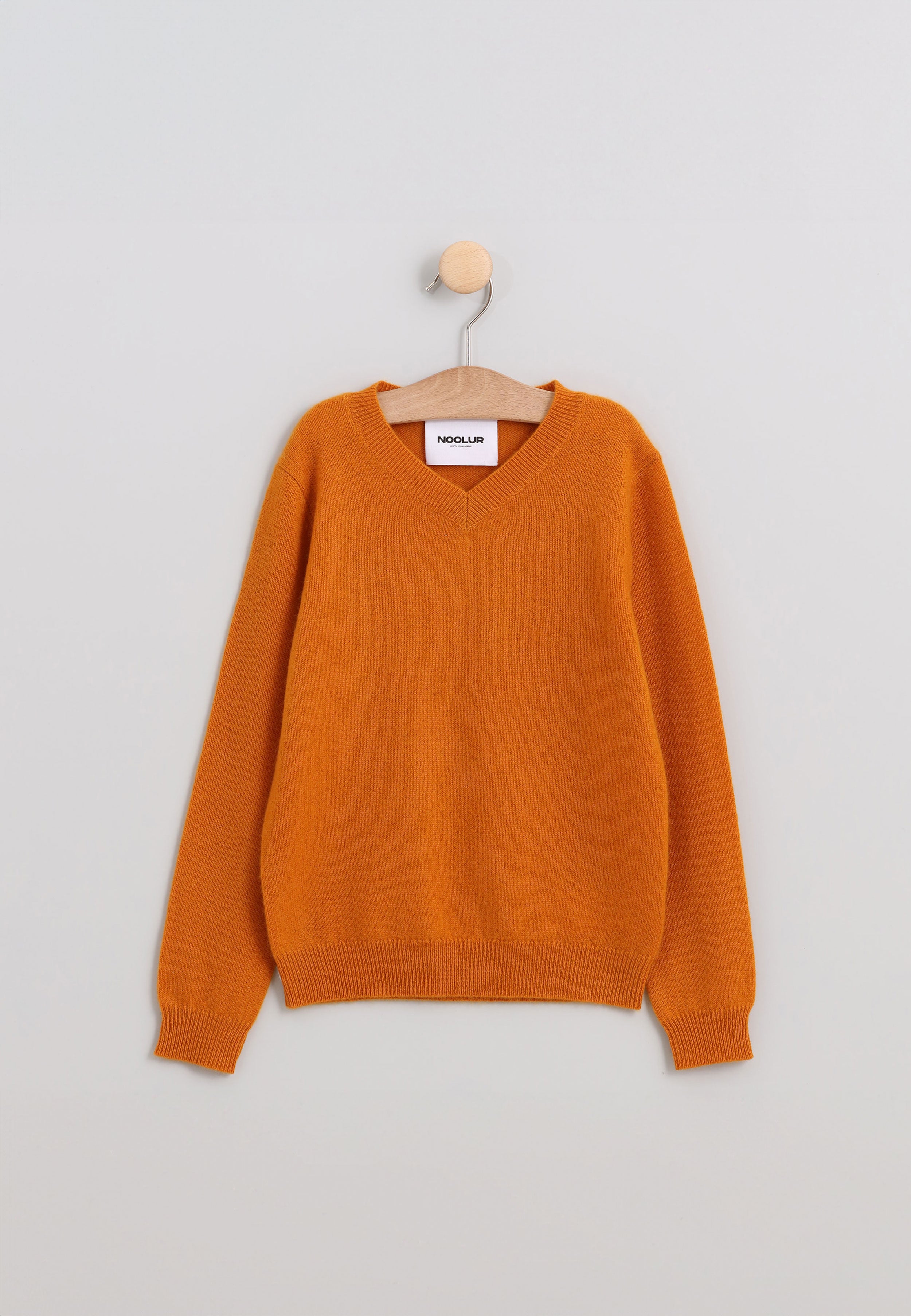 BARUUN ochre v-neck sweater