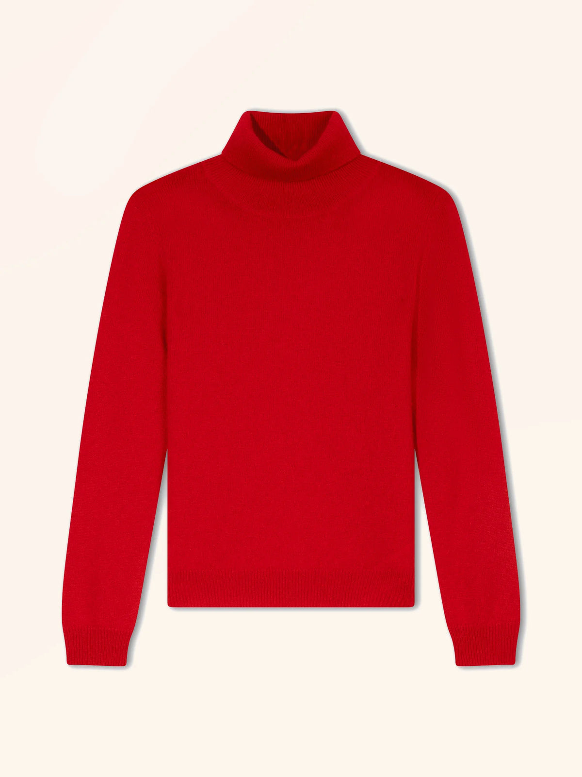 ULIASTAI Pullover Rollkragen Rot