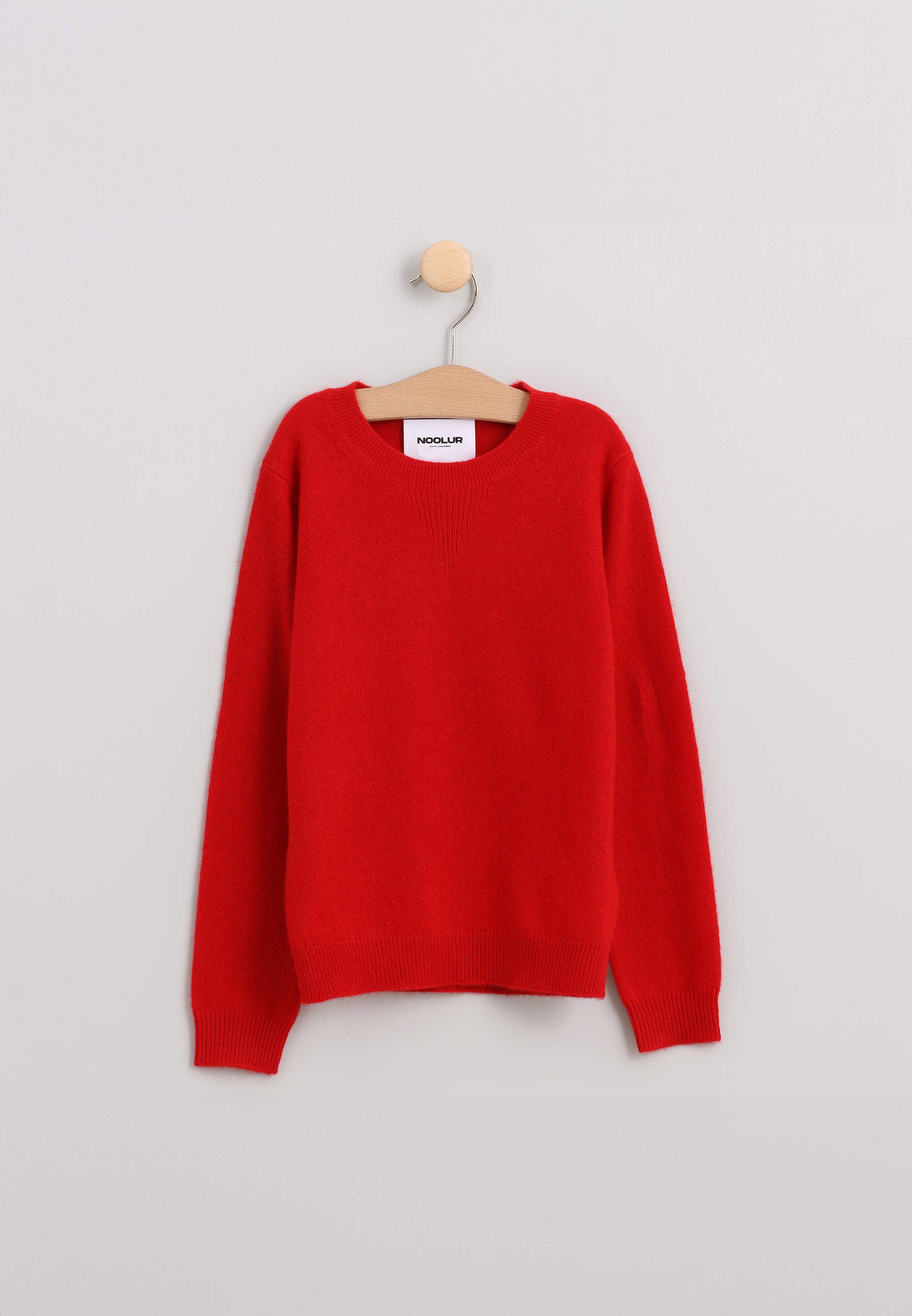 BAYAN pull col rond rouge