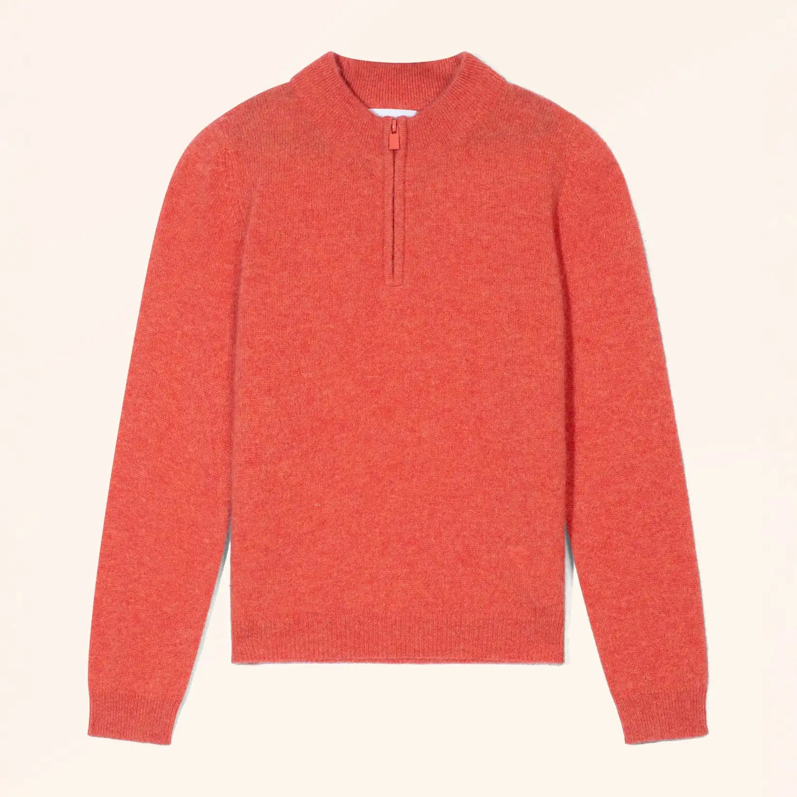 BULGAN Pull Camionneur Orange Chiné
