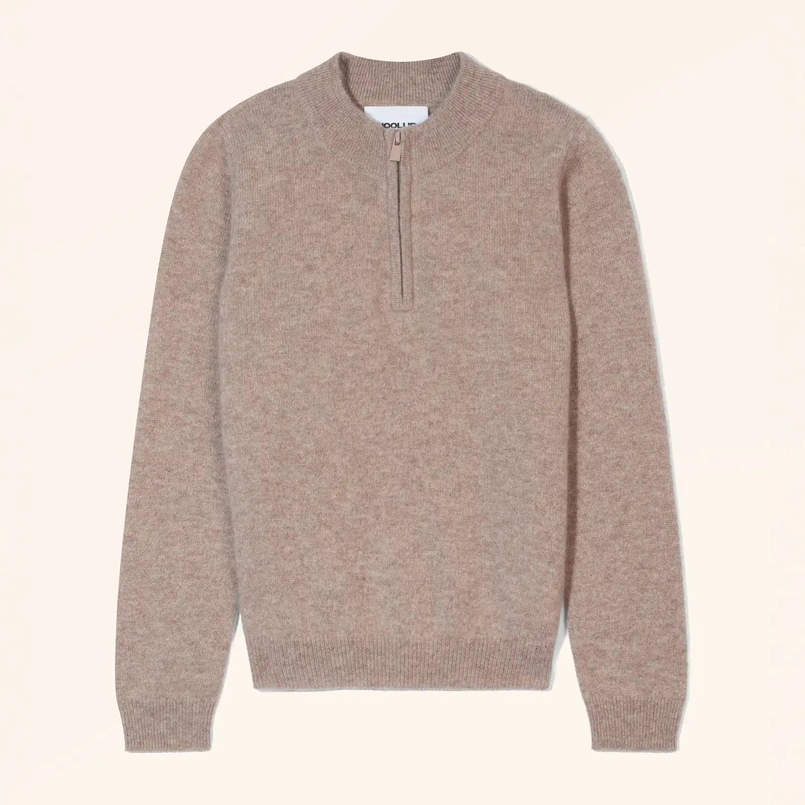 BULGAN Pull Camionneur Taupe Clair Chiné