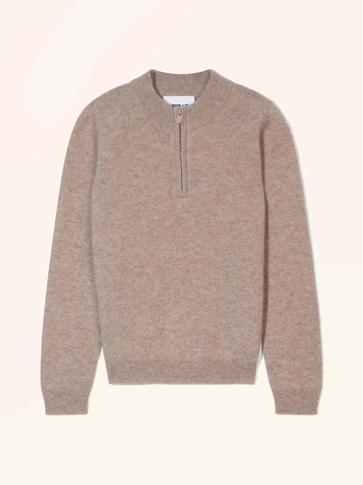 BULGAN Pull Camionneur Taupe Clair Chiné
