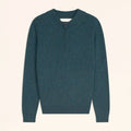 BULGAN Pull Camionneur Vert Canard Chiné