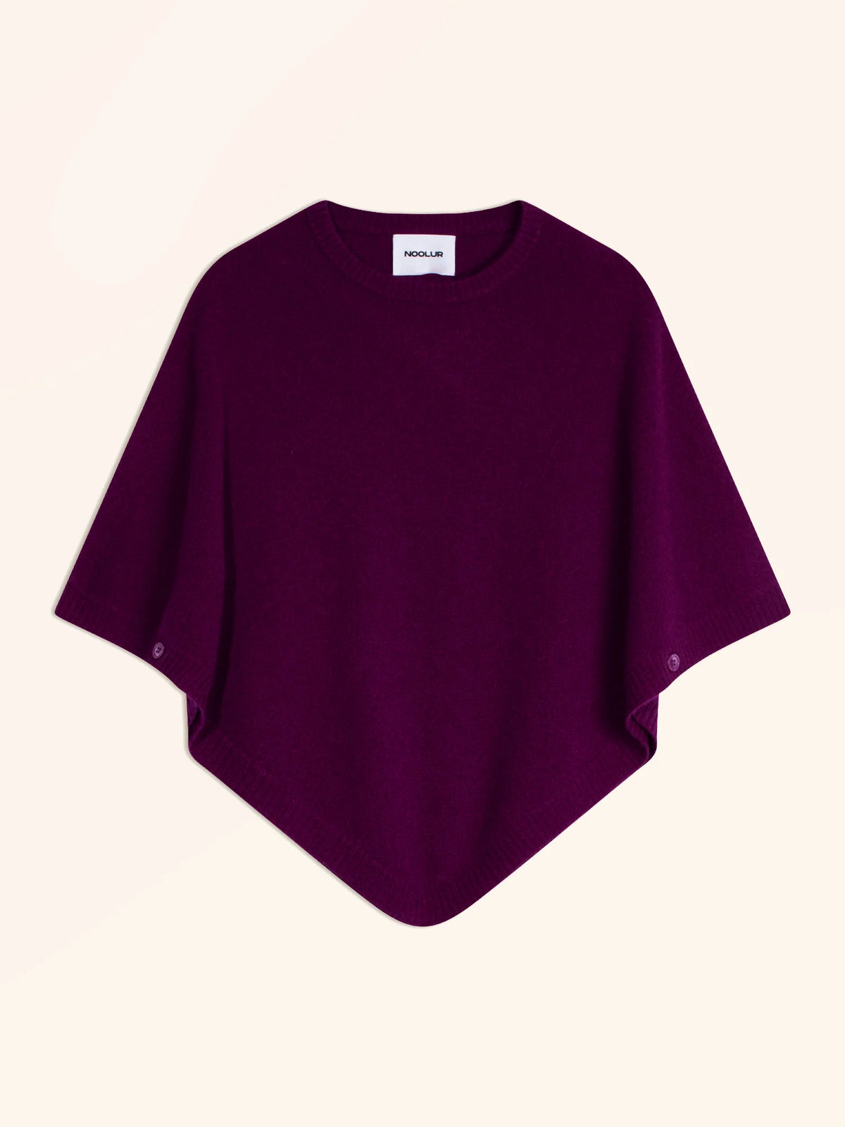 ULAANGOM Poncho Pflaumenblau