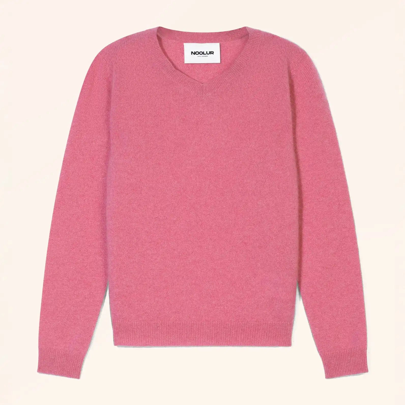 BARUUN Pull Col V Fraise