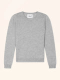 BARUUN Pull Col V Gris Clair Chiné
