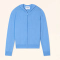 SELENGE Gilet Zippé Capuche Bleu Bébé