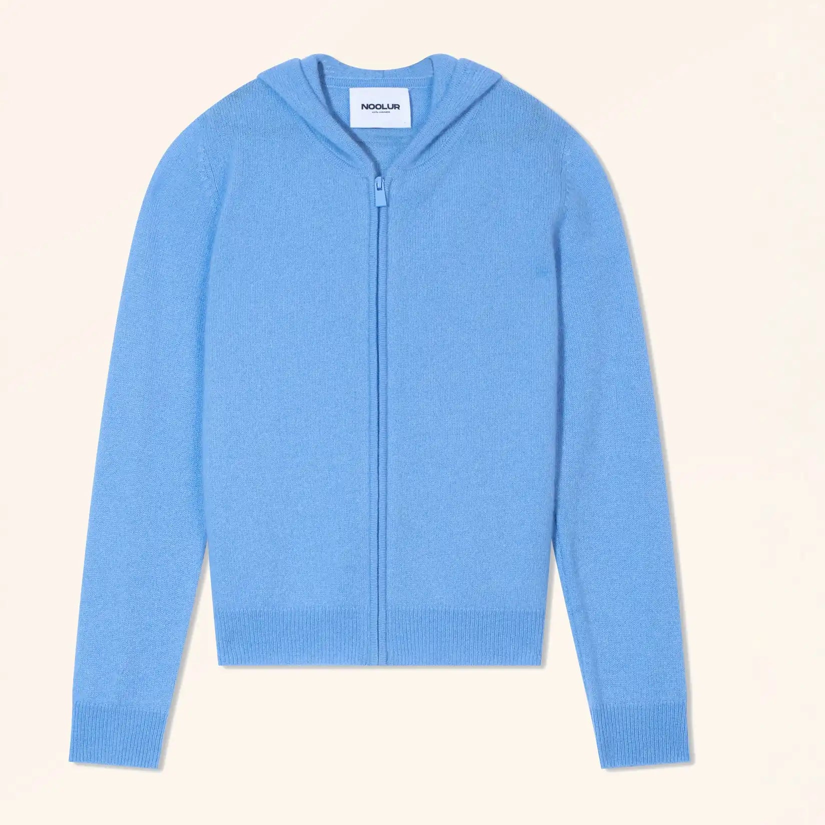 SELENGE Gilet Zippé Capuche Bleu Bébé