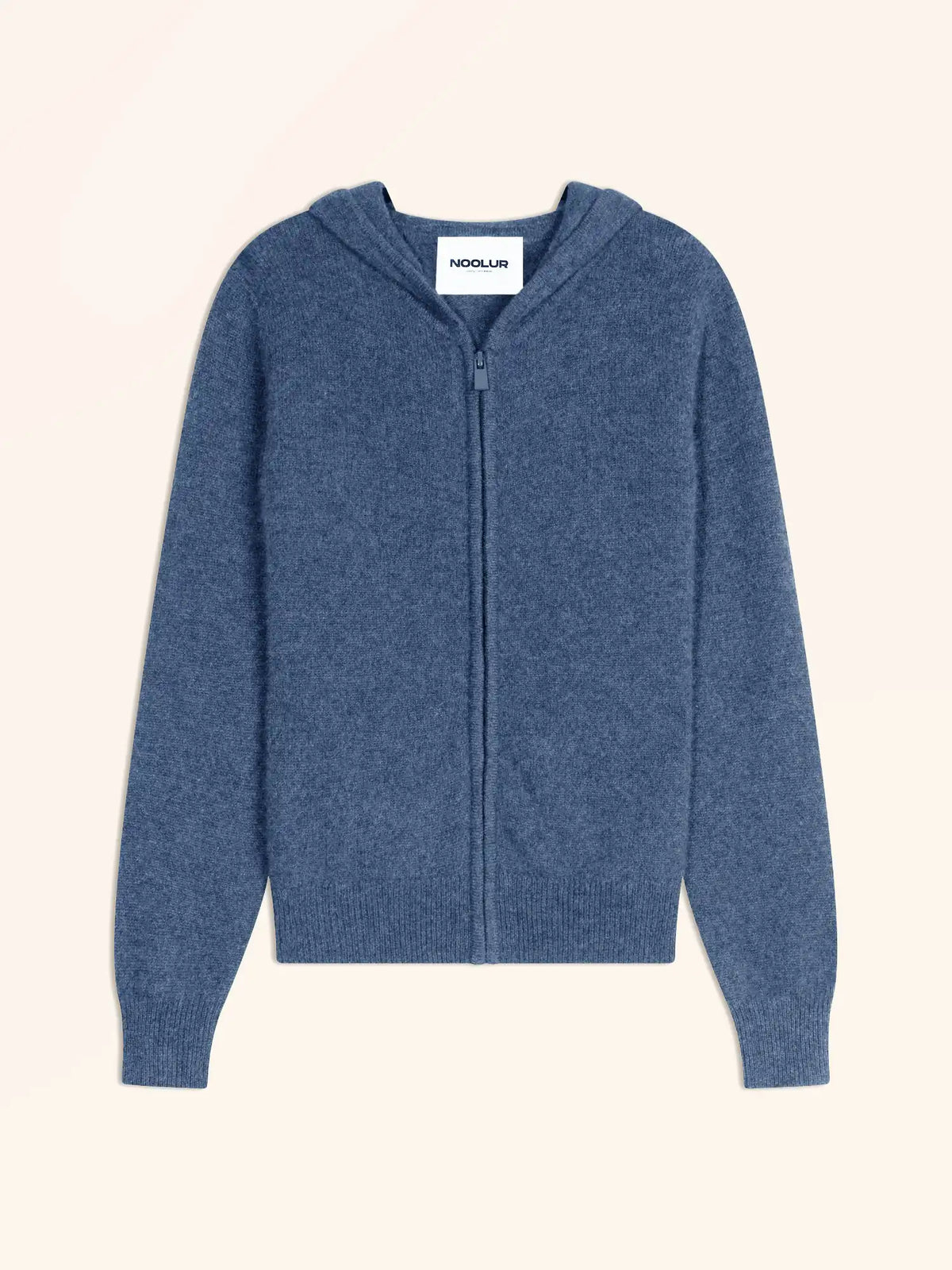 SELENGE Weste mit Reißverschluss mit Kapuze Denimblau