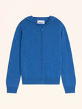 SELENGE Gilet Zippé Capuche Bleu Électrique