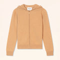 SELENGE Gilet Zippé Capuche Sahara