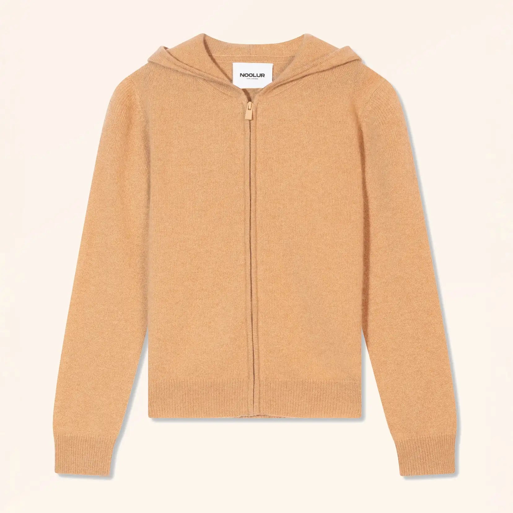 SELENGE Gilet Zippé Capuche Sahara