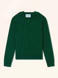 SELENGE Gilet Zippé Capuche Sapin