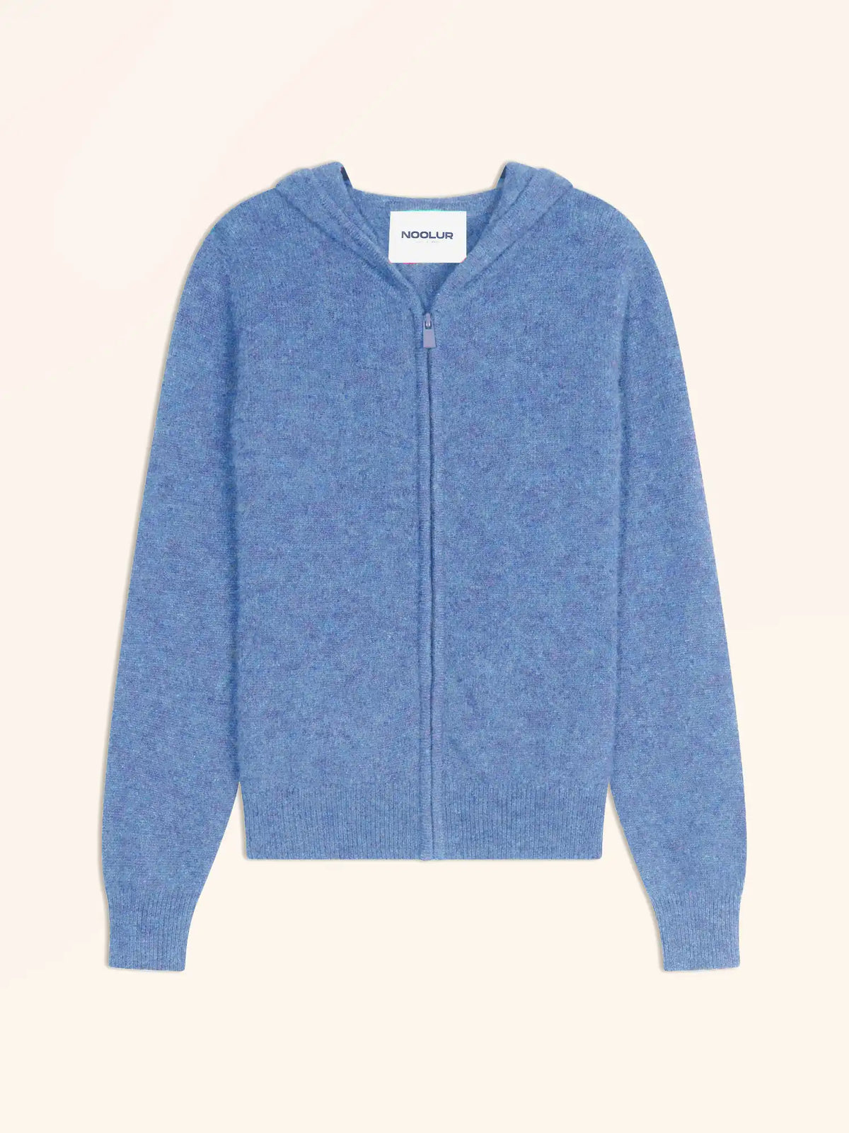SELENGE Gilet Zippé Capuche Ciel
