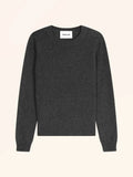 ERDENET Pull Col Rond Carbone Chiné