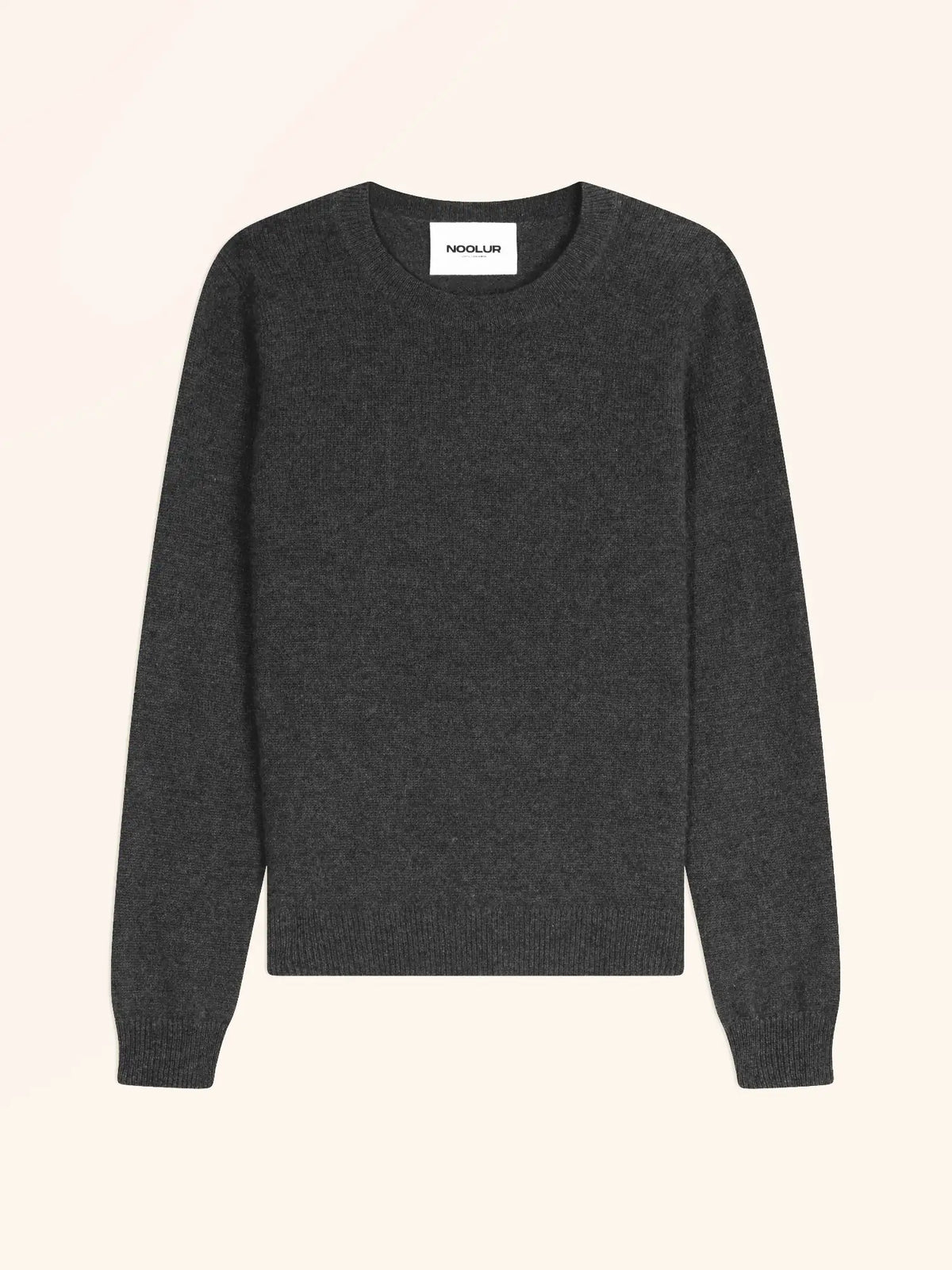 ERDENET Pull Col Rond Carbone Chiné