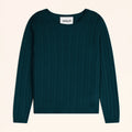 OKTAI Pull Col Rond Vert Canard