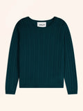 OKTAI Pull Col Rond Vert Canard