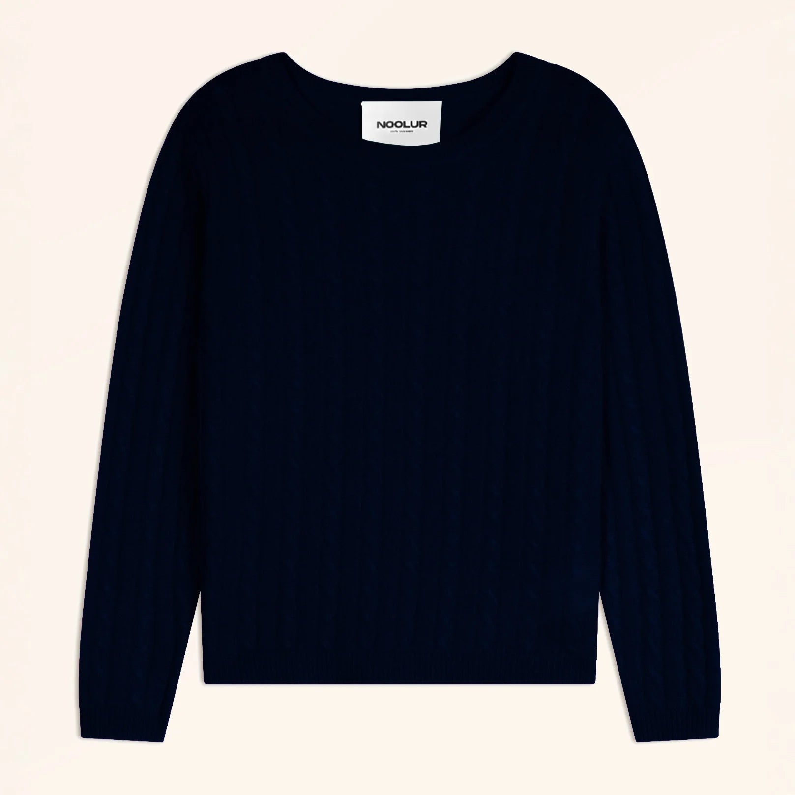OKTAI Pull Col Rond Bleu Marine
