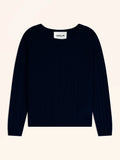 OKTAI Pull Col Rond Bleu Marine