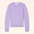 ERDENET Pull Col Rond Mauve
