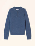 LIONER Pull Camionneur 4 Fils Bleu Denim