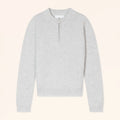 LIONER Pull Camionneur 4 Fils Gris Perle Chiné