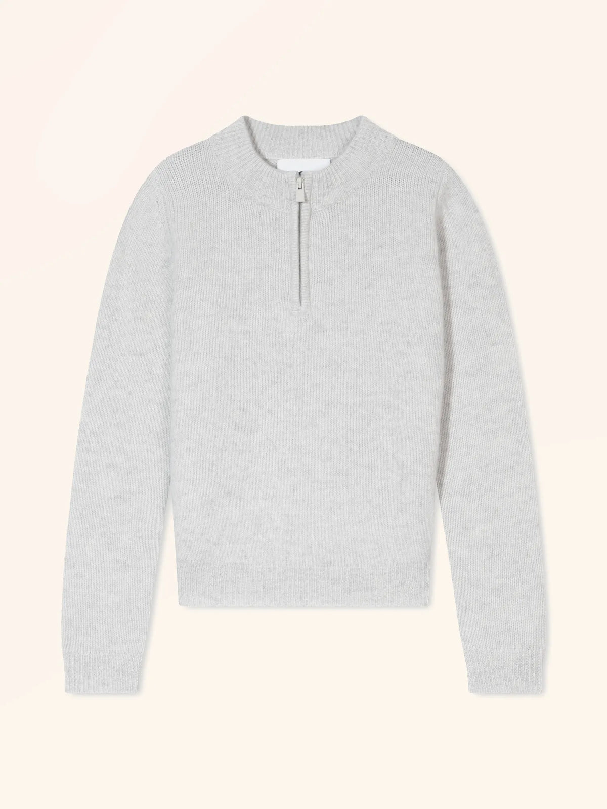 LIONER Pull Camionneur 4 Fils Gris Perle Chiné