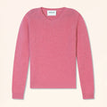 ORIEN Pull Col V 4 Fils Fraise
