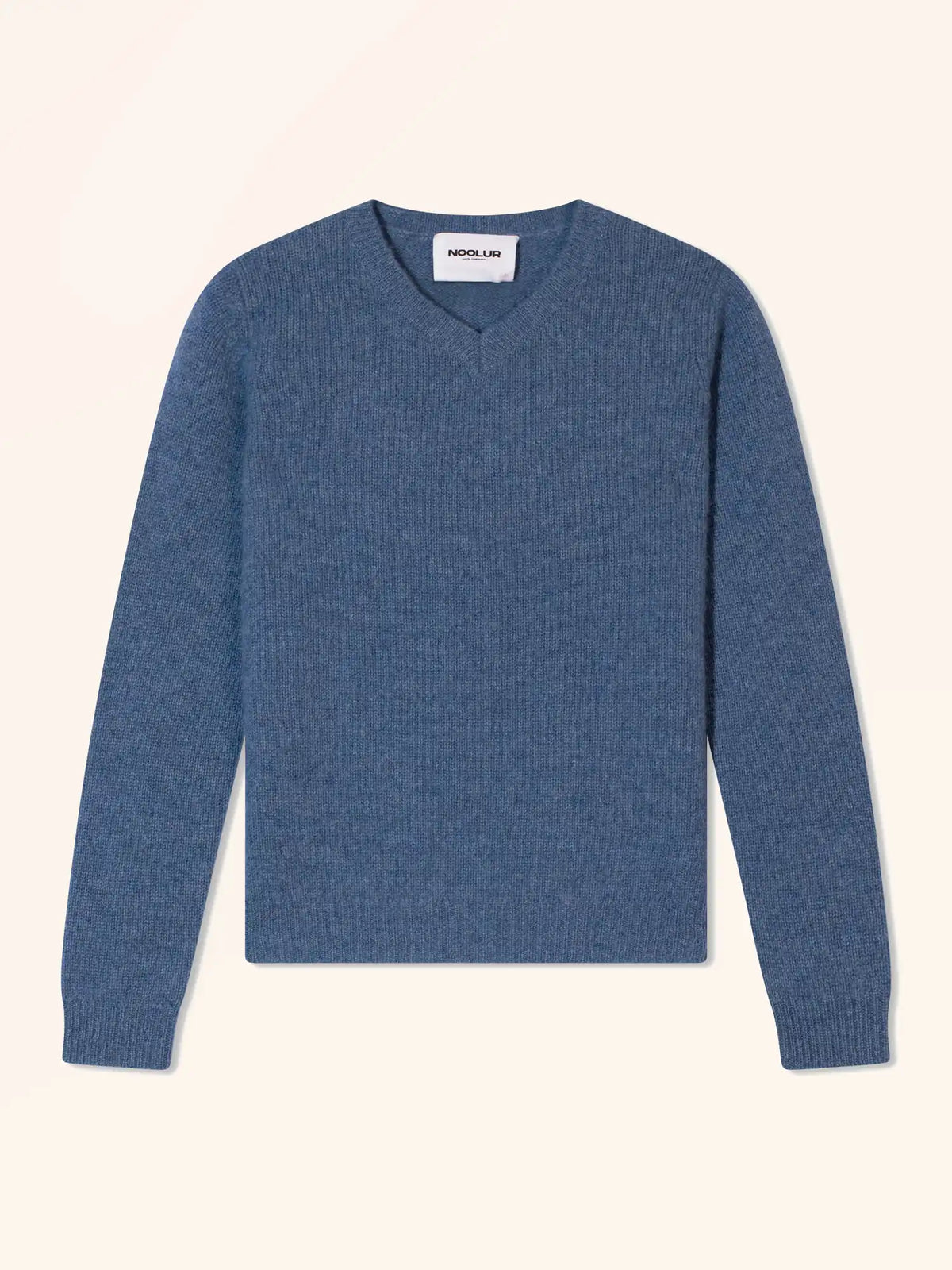 ORIEN Pullover V-Ausschnitt 4-fädig Denimblau