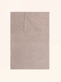 OLIVIENNE Plaid 4 Fils Taupe Clair Chiné