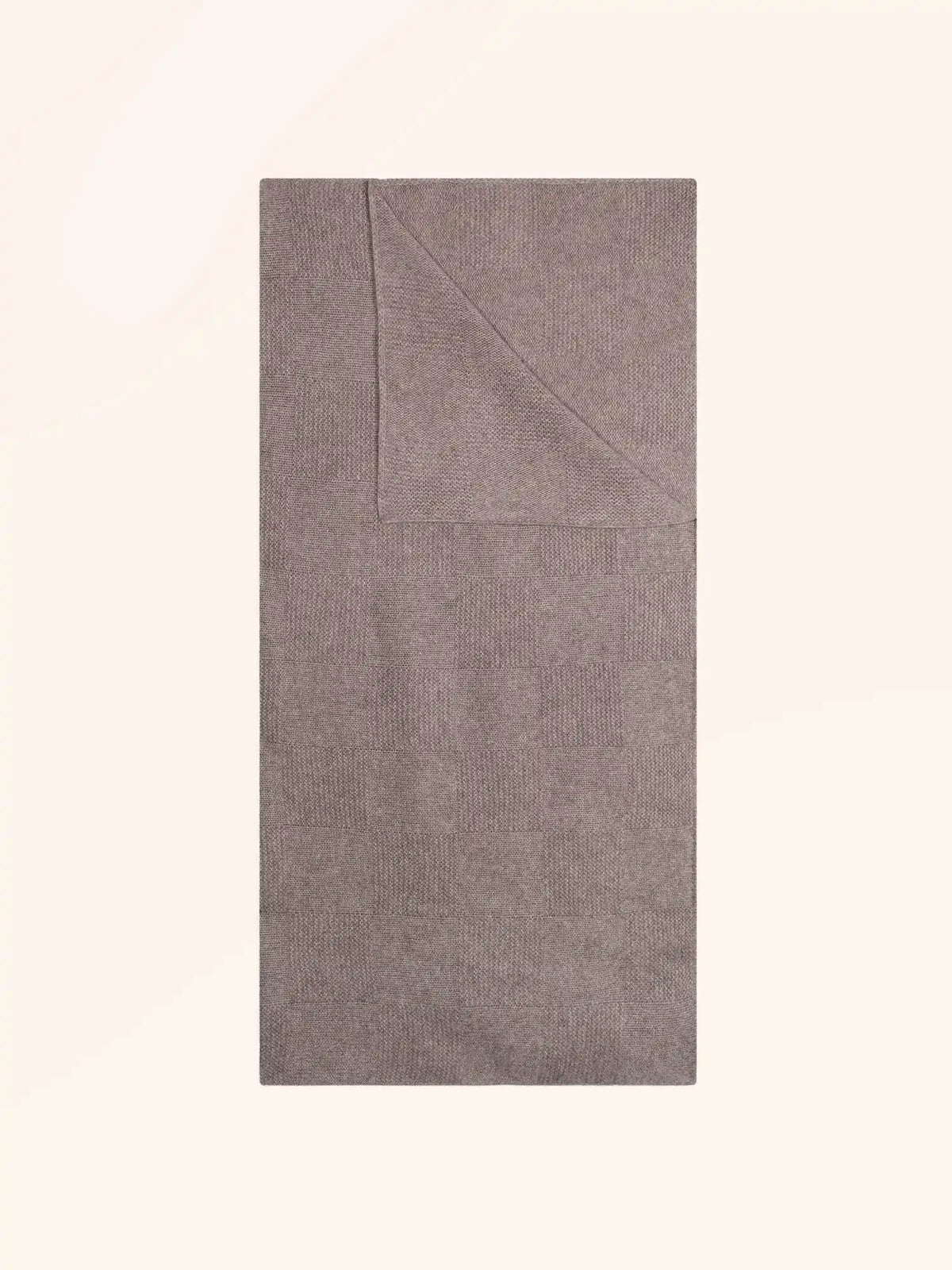 IVELISSE Plaid 6 Fils Caribou Chiné